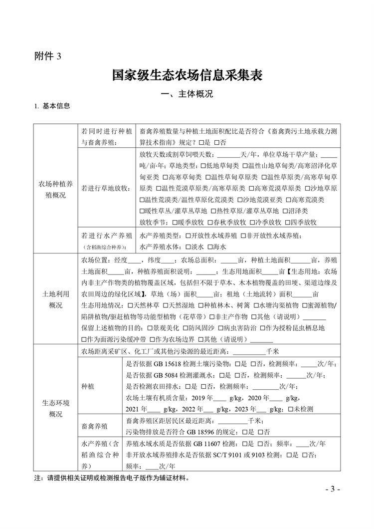 關(guān)于開展2024年度國家級生態(tài)農(nóng)場評價工作的通知+附件2-4_page-0003.jpg